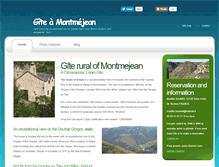 Tablet Screenshot of gite-aveyron-montmejean.com